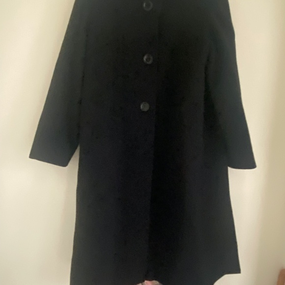 Cinzia Rocca beautiful elegant wool -cashmere coat size 16 US - Picture 3 of 4